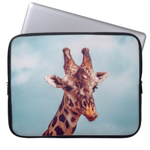 FUNDA PARA PORTÁTIL RETRATO DE GIRAFFE