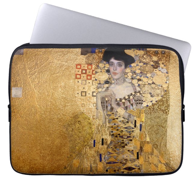 Funda Para Portátil Retrato de Gustav Klimt de Adel Bloch Bauer 1907 (Frente)