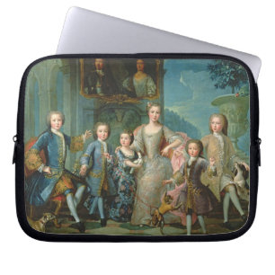 Funda Para Portátil Retrato de la familia del duque de Valentinois