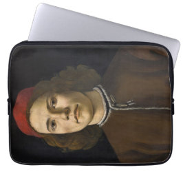 Funda Para Portátil Retrato de un joven (por Sandro Botticelli)