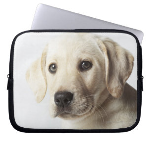 Funda Para Portátil Retrato del perrito rubio del labrador retriever