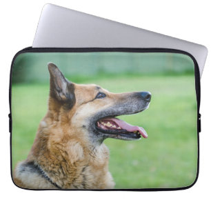 Funda Para Portátil Retrato lateral del Pastor Alemán