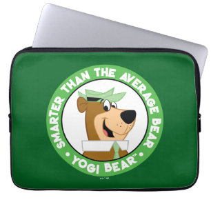 Funda Para Portátil Retrato sonriente del oso de Yogi
