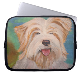 Funda Para Portátil Retrato Terrier Mascota arte de perro