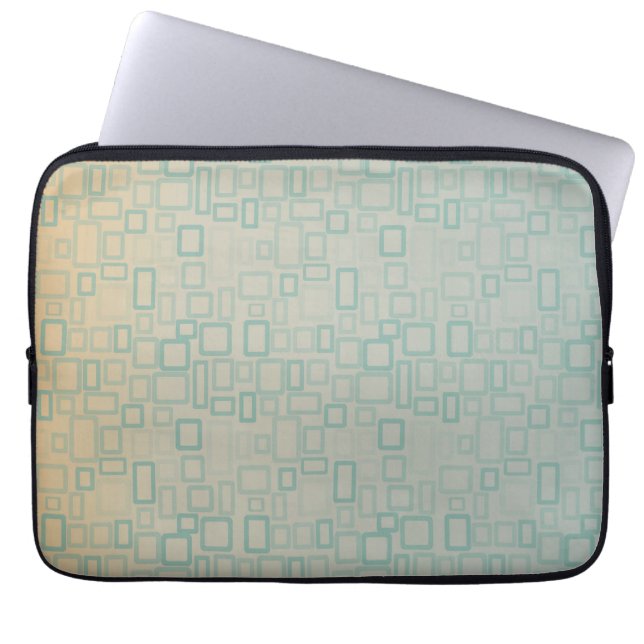 Funda Para Portátil Retro Aqua (Frente)