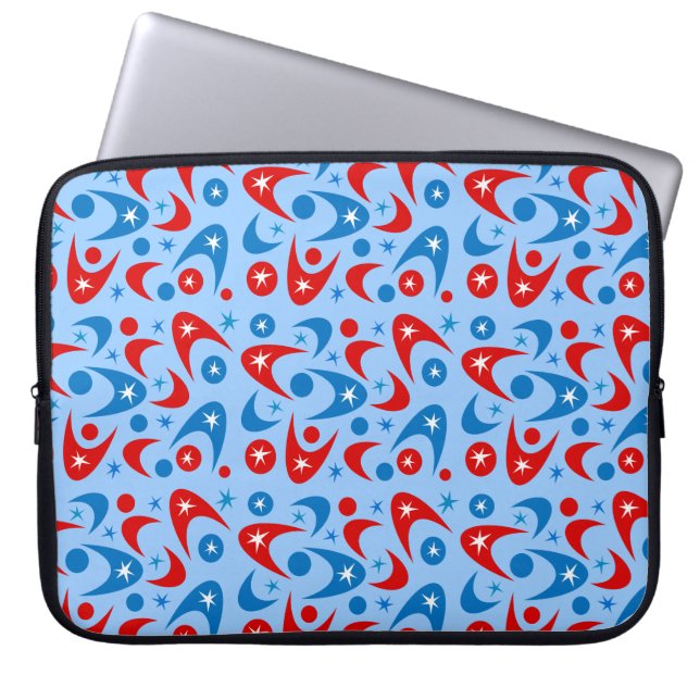 Funda Para Portátil Retro Boomerangs (Frente)