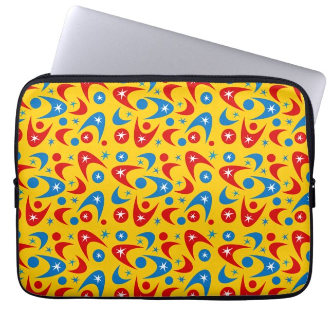 Funda Para Portátil Retro Boomerangs (Frente)