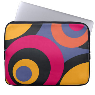 Funda Para Portátil Retro Cincuenta años Resumen de arte
