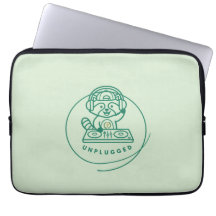 Funda para portátil Retro DJ Raccoon Unplugged Ver