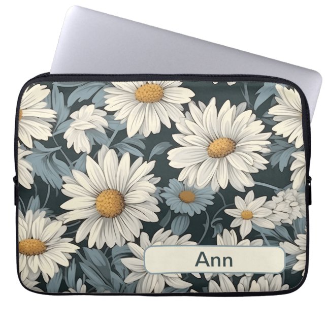 Funda para portátil Retro Flowers 11 (Frente)