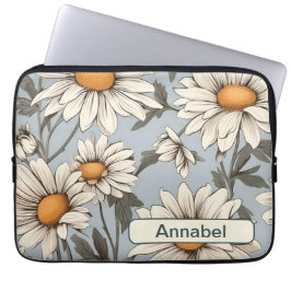 Funda para portátil Retro Flowers 6