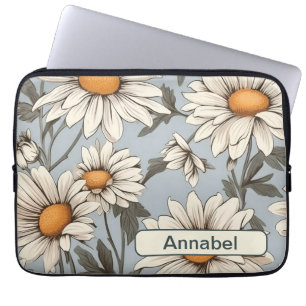 Funda para portátil Retro Flowers 6