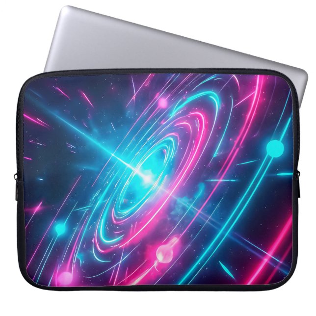Funda Para Portátil Retro Futuristic Vaporwave Space Portal (Frente)