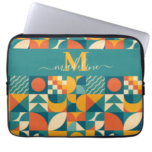 Funda Para Portátil Retro Geométrico Personalizado