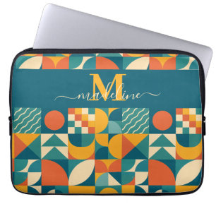 Funda Para Portátil Retro Geométrico Personalizado