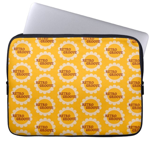 Funda Para Portátil Retro Groove Laptop Sleeve (Frente)