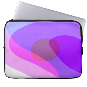 Funda Para Portátil Retro Groovy púrpura Resumen 409
