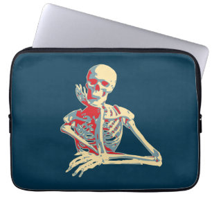 Funda Para Portátil Retro Skeleton