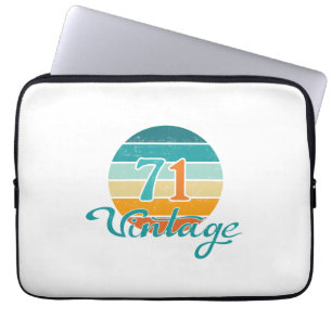 Funda Para Portátil Retro Sunset 71 Vintage Distressed