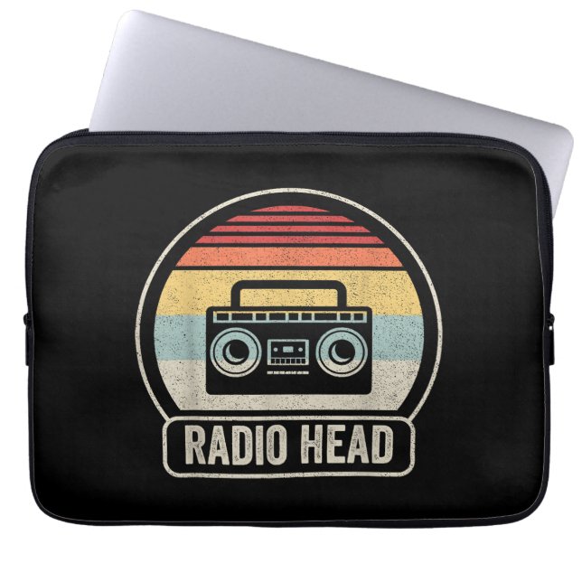 Funda Para Portátil Retro Vintage Radio Head (Frente)