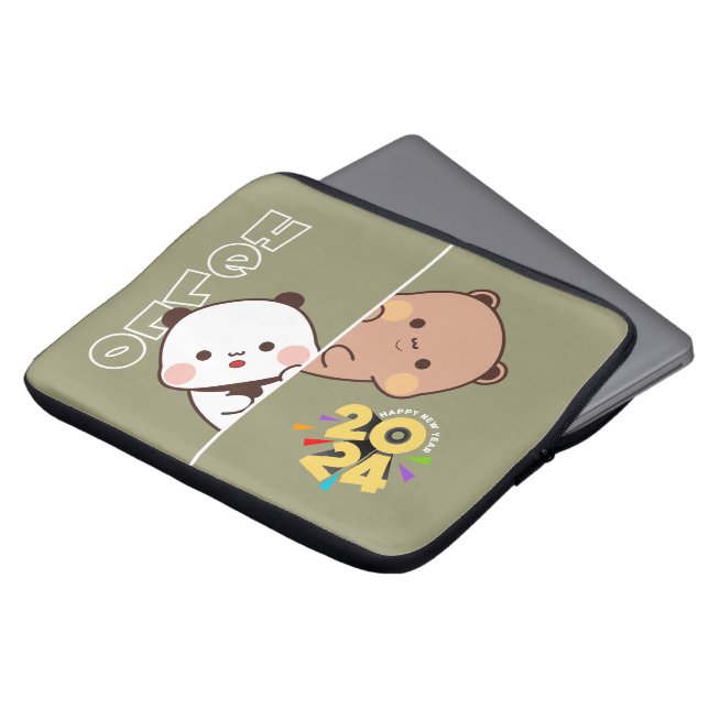 Funda Para Portátil Revelando el Año Nuevo de 2024 | 13" (Superior anverso)