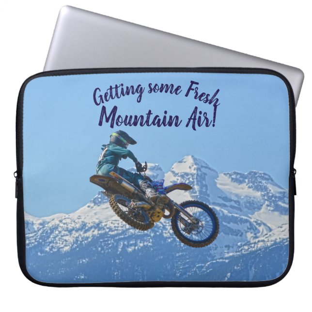 Funda Para Portátil Revelstoke Ride - Carreras MotoX en Columbia Britá (Frente)