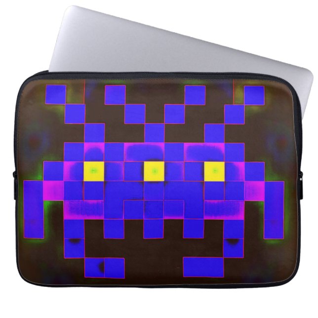 Funda Para Portátil Rey de la invasión espacial (versión B) (Frente)