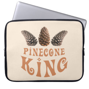 Funda Para Portátil Rey del cono del pino