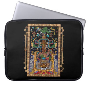 Funda Para Portátil Rey Pakal, astronauta maya