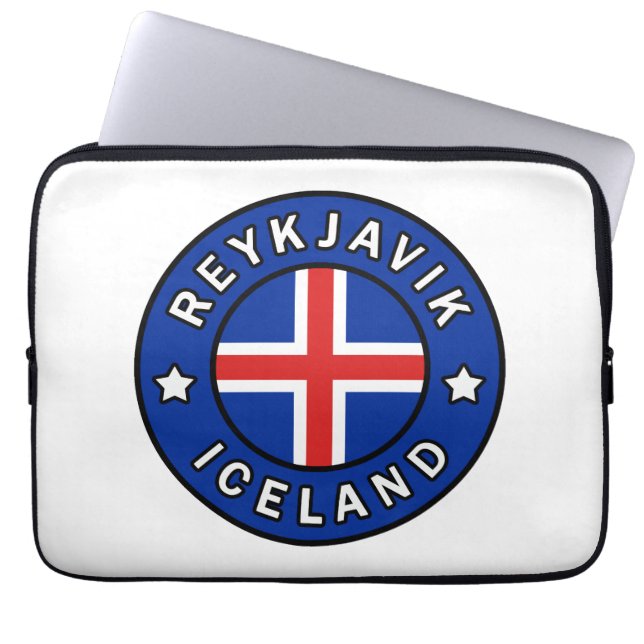 Funda Para Portátil Reykjavik Islandia (Frente)
