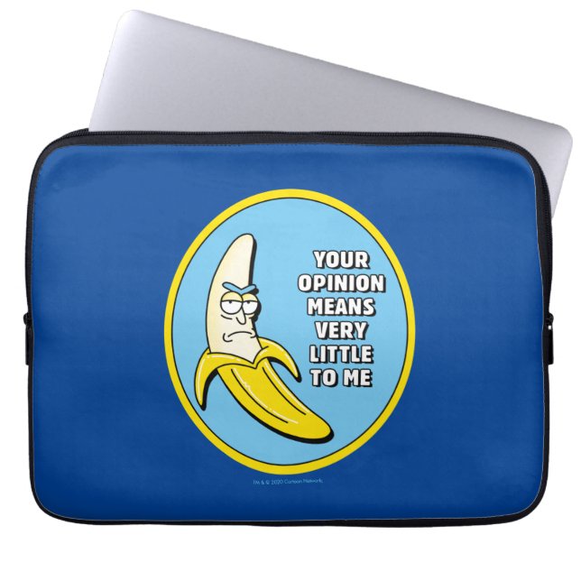 Funda Para Portátil RICK AND MORTY™ | Banana Rick Badge (Frente)