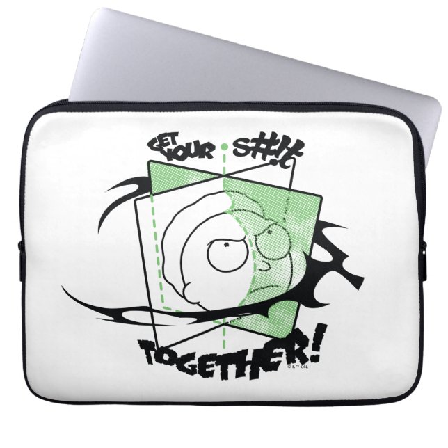 Funda Para Portátil RICK AND MORTY™ | ¡Consigue tu S#!t Juntos! (Frente)