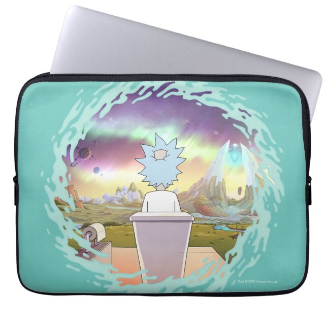 Funda Para Portátil RICK AND MORTY™ | Lugar privado de Rick (Frente)
