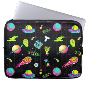 Funda Para Portátil RICK AND MORTY™ Patrón de la estación psicodélic
