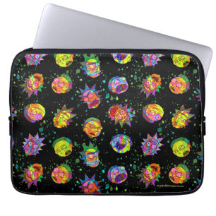 Funda Para Portátil RICK AND MORTY™ Patrón De Swirl Psicodélico
