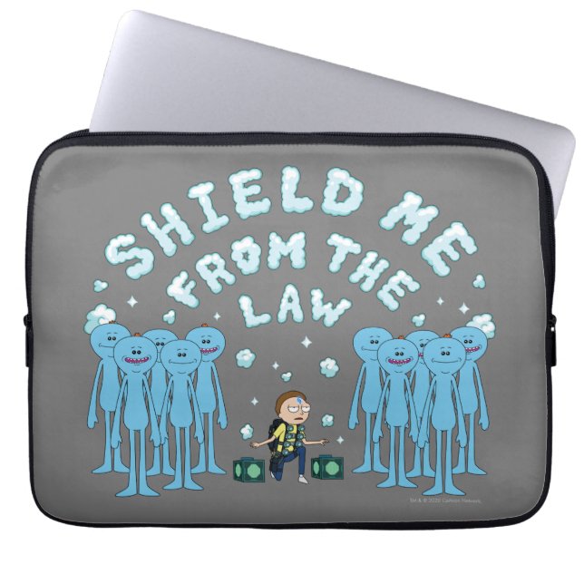 Funda Para Portátil RICK AND MORTY™ | Protegerme De La Ley (Frente)