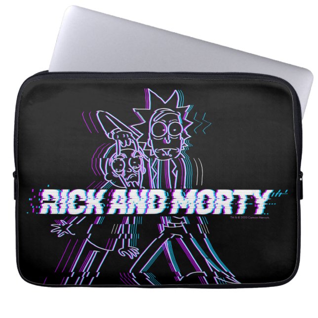 Funda Para Portátil RICK AND MORTY™ | Rick Y Mortalidad Desgarrados (Frente)