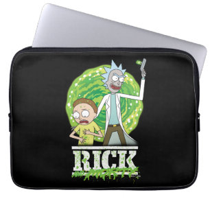 Funda Para Portátil RICK AND MORTY™ Salpicadura verde