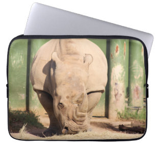 Funda Para Portátil Rinoceronte blanco