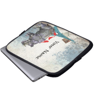 Funda Para Portátil Rinoceronte vintage