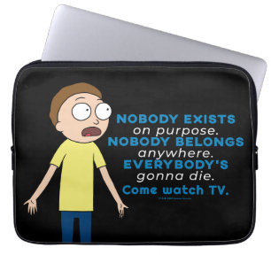 Funda Para Portátil RIQUEZA Y MORTY™ Nadie Existe A Propósito
