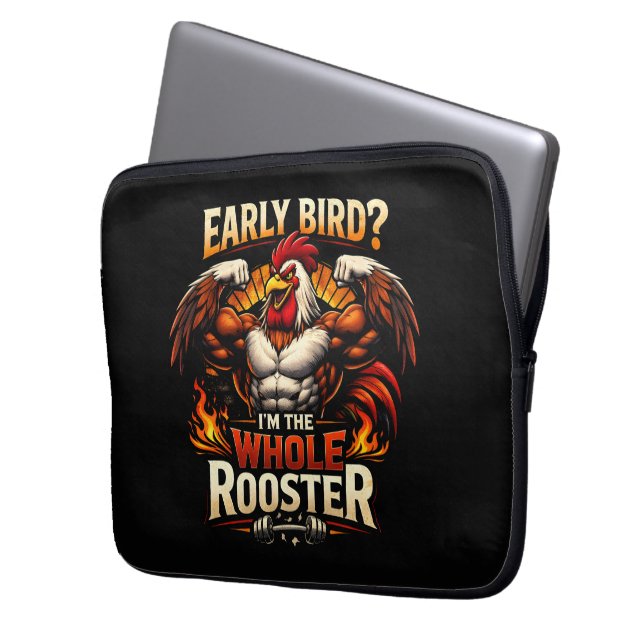 Funda Para Portátil Rise & Shine Rooster (Anverso izquierdo)