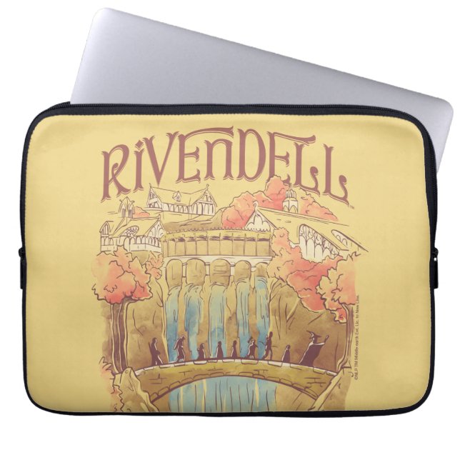 Funda Para Portátil RIVENDELL™ Fellowship Watercolor Illustration (Frente)