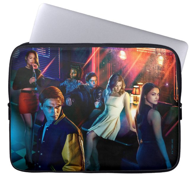 Funda Para Portátil Riverdale dentro del Poster Diner del Pop (Frente)