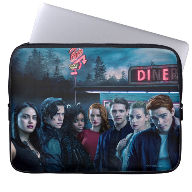 Funda Para Portátil Riverdale fuera del Poster Diner del Pop (Frente)