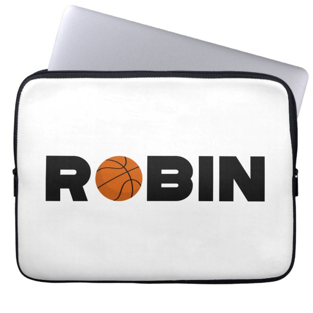 Funda Para Portátil Robin Basketball (Frente)