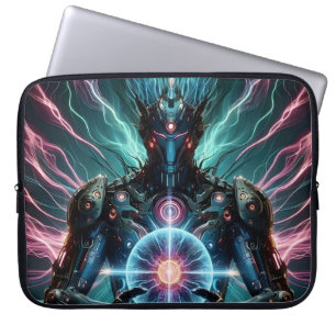 Funda Para Portátil Robot Futurista Núcleo Cósmico Ciberpunk