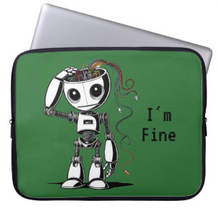 Funda Para Portátil Robot roto - Estoy bien