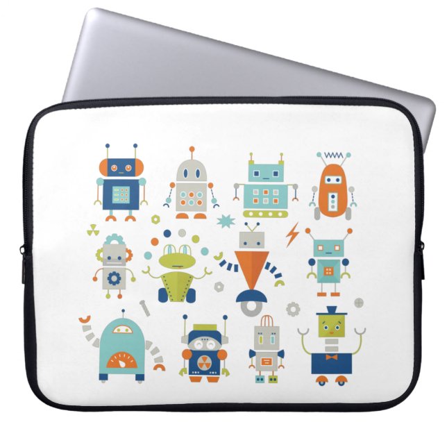 Funda Para Portátil Robots (Frente)