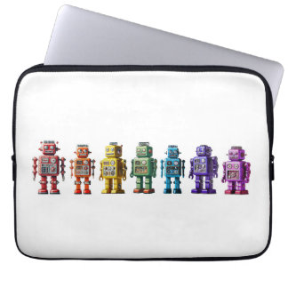 Funda Para Portátil Robots arco iris